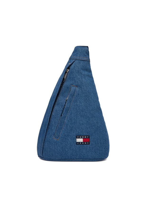 Tommy Jeans Plecak Tjm Utility Denim Sling Bag AM0AM14051 Niebieski. Kolor: niebieski. Materiał: materiał