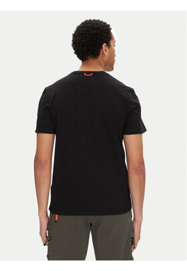 Parajumpers T-Shirt Space 25SMPMTSXF05 Czarny Regular Fit. Kolor: czarny. Materiał: bawełna