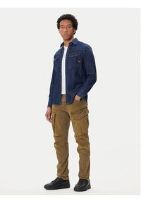 G-Star RAW - G-Star Raw Spodnie materiałowe Rovic Zip 3D D02190-E172 Zielony Tapered Fit. Kolor: zielony. Materiał: bawełna #5