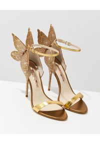 SOPHIA WEBSTER - Złote sandały na szpilce Chiara. Zapięcie: pasek. Kolor: złoty. Obcas: na szpilce. Wysokość obcasa: średni #2