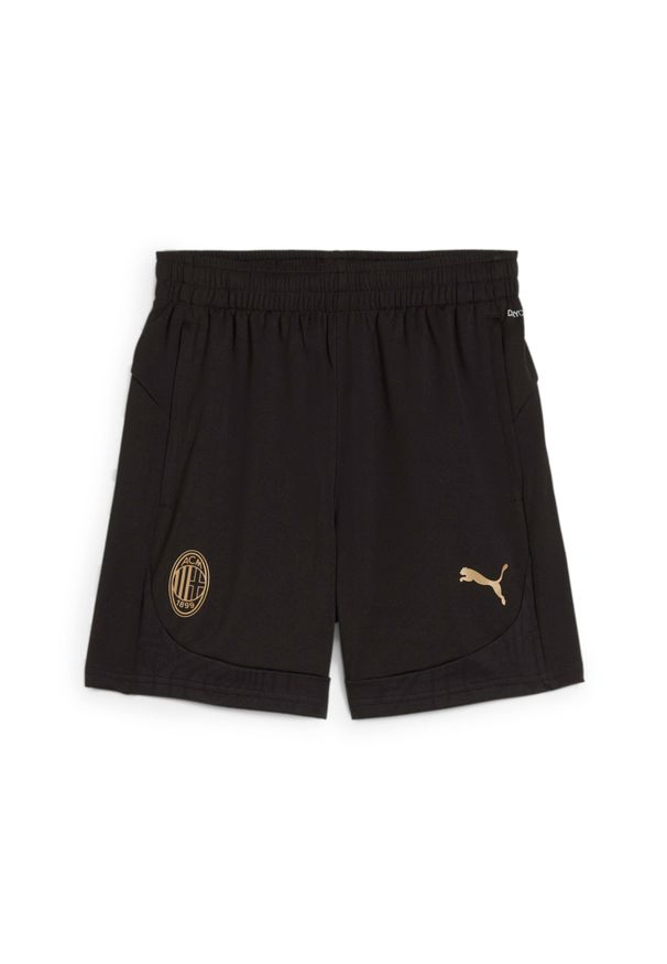 Szorty dla dzieci Puma. Kolor: czarny. Styl: sportowy, młodzieżowy, elegancki