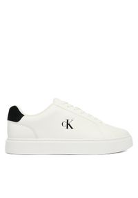 Calvin Klein Sneakersy Classic Cupsole Laceup Lth YM0YM01435 Biały. Kolor: biały. Materiał: skóra #1
