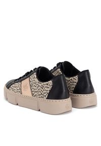 Rieker Sneakersy N5910-62 Beżowy. Kolor: beżowy. Materiał: skóra #7