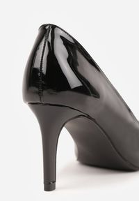 Renee - Czarne Eleganckie Czółenka na Szpilce z Wkładką ze Skóry Naturalnej Lerianna. Kolor: czarny. Materiał: skóra. Obcas: na szpilce. Styl: elegancki #8