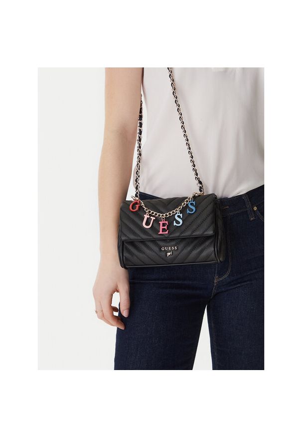 Torebka Guess. Kolor: czarny