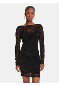 Patrizia Pepe Sukienka koktajlowa 8A1579 A638 Czarny Regular Fit. Kolor: czarny. Materiał: syntetyk. Styl: wizytowy #1