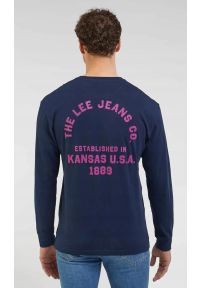 Lee - LEE RELAXED LONGSLEEVE TEE MĘSKA KOSZULKA Z DŁUGIM RĘKAWEM EMPEROR 112341754. Długość rękawa: długi rękaw. Długość: długie #5