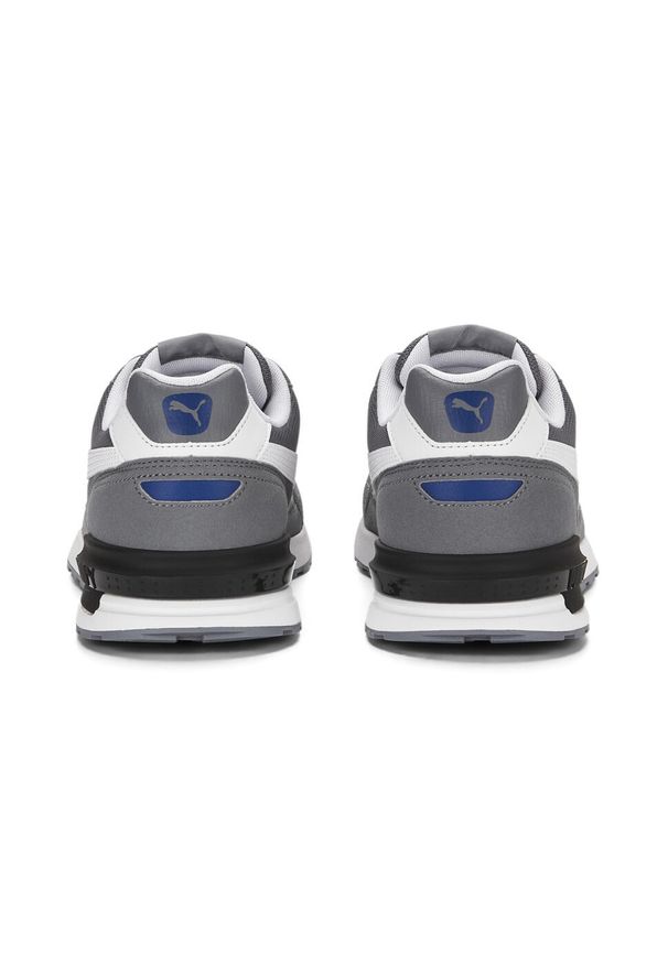 Buty do chodzenia męskie Puma Graviton. Zapięcie: sznurówki. Kolor: szary, niebieski, wielokolorowy, biały. Materiał: syntetyk, materiał, tkanina. Szerokość cholewki: normalna. Sport: turystyka piesza