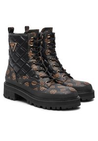 Guess Trzewiki Badae2 FLFBD2 FAL10 Czarny. Kolor: czarny. Materiał: skóra #5