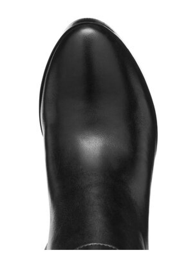 Geox Kozaki D Walk Pleasure 85 D56TFB 00043 C9999 Czarny. Kolor: czarny. Materiał: skóra