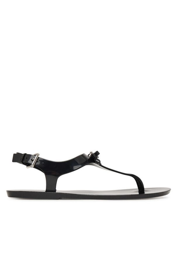 MICHAEL Michael Kors Sandały Eva Thong 40S6EVFA1Q Czarny. Kolor: czarny. Materiał: syntetyk