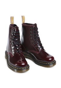 Dr. Martens Glany Vegan 1460 23756600 Bordowy. Kolor: czerwony. Materiał: skóra #6