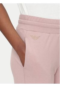 EA7 Emporio Armani Spodnie dresowe 8NTP66 TJ9RZ U4079 Różowy Regular Fit. Kolor: różowy. Materiał: syntetyk #5
