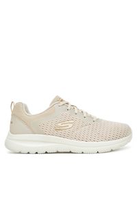 skechers - Skechers Sneakersy BOUNTIFUL 12607 NAT Beżowy. Kolor: beżowy. Materiał: materiał