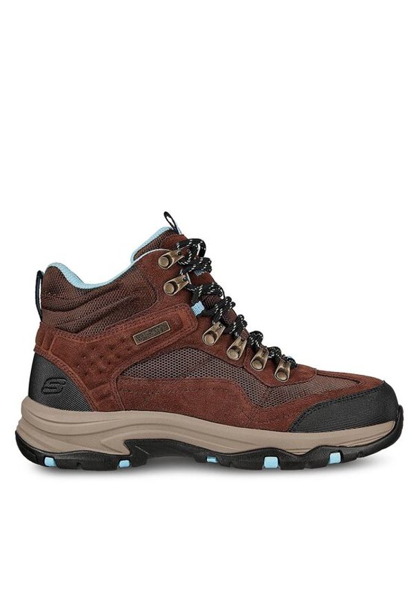 skechers - Skechers Trapery Trego Base Camp 167008/CHOC Brązowy. Kolor: brązowy. Materiał: skóra, zamsz