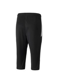 Spodnie męskie Puma teamLIGA Training 3/4 Pants. Kolor: czarny, wielokolorowy, biały. Materiał: dresówka. Sport: fitness, piłka nożna #2