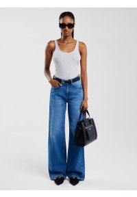 Big-Star - Koszulka damska na ramiączkach szara Alena 901. Kolor: szary. Materiał: skóra, bawełna, elastan. Długość rękawa: na ramiączkach. Sezon: lato, zima. Styl: sportowy #5