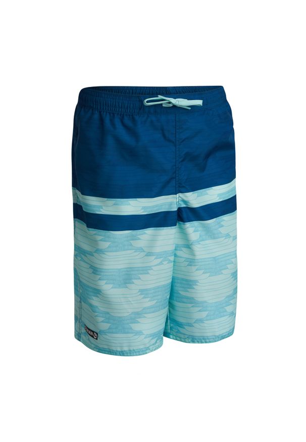 OLAIAN - Spodenki Surfing Bs 100L Shad Dla Dzieci. Kolor: niebieski. Materiał: materiał, poliester. Długość: długie