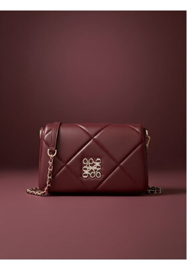 Nine West Torebka CEO-ANNA-LA482-3299 Bordowy. Kolor: czerwony
