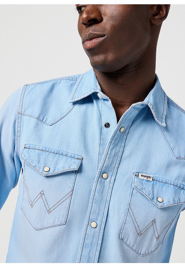 Wrangler - MESKA KOSZULA WRANGLER WESTERN SHIRT AUTHENTIC TINT 112362745
