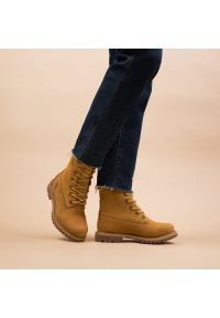Trapery damskie Timberland AUTHENTICS FTW. Okazja: do pracy, na co dzień, na spacer. Kolor: brązowy. Styl: casual