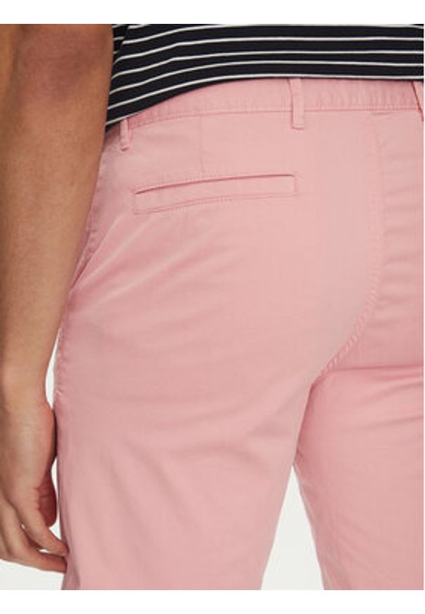 BOSS Szorty materiałowe 50536723 Różowy Slim Fit. Kolor: różowy. Materiał: bawełna