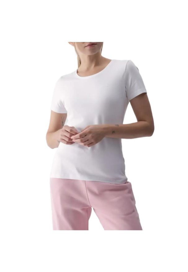 4f - Koszulka Damska 4F. Kolor: biały