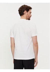 Karl Lagerfeld - KARL LAGERFELD T-Shirt 755423 542241 Biały Regular Fit. Typ kołnierza: dekolt w karo. Kolor: biały. Materiał: bawełna #4
