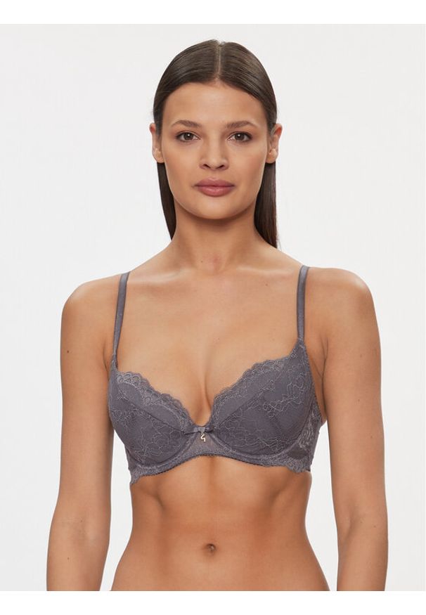 Gossard Biustonosz z fiszbiną Superboost 7711 Szary. Kolor: szary. Materiał: syntetyk