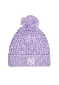 New Era Czapka Wmns Cosy Pom 60364287 Fioletowy. Kolor: fioletowy. Materiał: akryl, materiał
