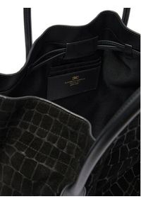 Elisabetta Franchi Torebka BS-19H-61E2-V890 Czarny. Kolor: czarny. Materiał: zamszowe, skórzane #7