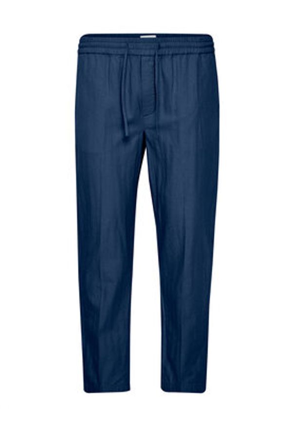 Casual Friday Spodnie materiałowe 20504738 Granatowy Regular Fit. Okazja: na co dzień. Kolor: niebieski. Materiał: bawełna, materiał. Styl: casual