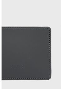 Rains portfel 16600 Folded Wallet kolor szary. Kolor: szary. Materiał: materiał. Wzór: gładki #4