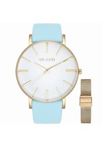Zegarek damski Paul Lorens JULIE bt skórzany pasek nieb + siatka mesh. Materiał: skóra, mesh #1