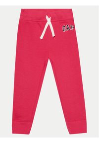 GAP - Gap Spodnie dresowe 794209-02 Różowy Regular Fit. Kolor: różowy. Materiał: bawełna #1