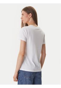 DKNY T-Shirt DJ6T1748 Biały Regular Fit. Kolor: biały. Materiał: bawełna #4