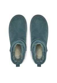 Ugg Śniegowce W Classic Ultra Mini 1116109 Niebieski. Kolor: niebieski. Materiał: skóra