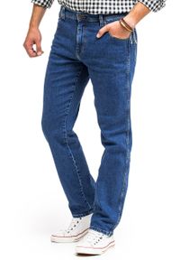 Wrangler - WRANGLER TEXAS MĘSKIE SPODNIE JEANSOWE ORIGINAL STONES W121HR66H 112144742. Okazja: na spotkanie biznesowe. Styl: elegancki, biznesowy