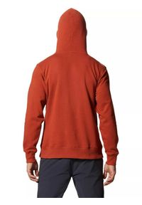 MOUNTAIN HARDWEAR - Bluza turystyczna męska MHW Logo Pullover Hoody z kapturem. Typ kołnierza: kaptur. Kolor: pomarańczowy, wielokolorowy, żółty. Materiał: bawełna