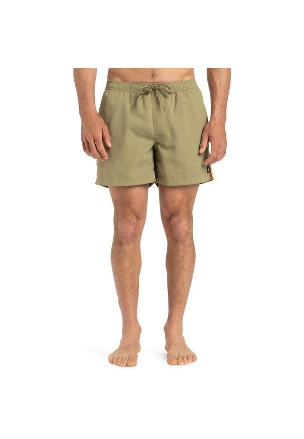 Quiksilver - Szorty kąpielowe dla Mężczyzn EVERYDAY BEACH 15". Kolor: beżowy. Materiał: poliester, materiał. Styl: sportowy
