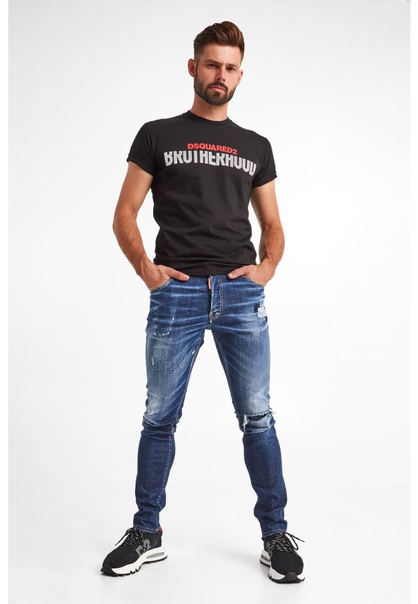 T-SHIRT DSQUARED2. Długość rękawa: krótki rękaw. Długość: krótkie. Wzór: nadruk