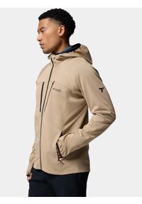 columbia - Sweter Męski Columbia Arctic Chest Bonded. Kolor: beżowy. Materiał: polar. Technologia: Omni-Heat (Columbia). Sezon: zima. Sport: turystyka piesza
