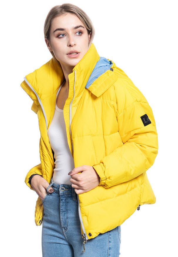 Lee - LEE PUFFER JACKET DAMSKA KURTKA ZIMOWA LEMON ZEST L56VUMMM. Sezon: zima