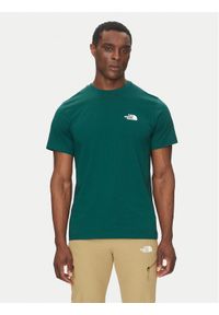 The North Face T-Shirt NF0A87NG6GI1 Zielony Regular Fit. Kolor: zielony. Materiał: bawełna