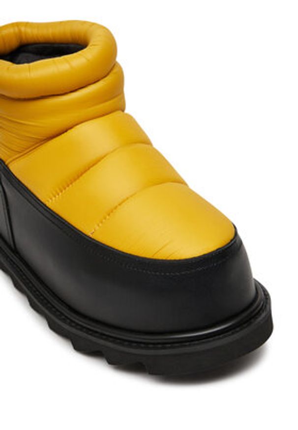 United Nude Botki Zembla Bubble Bootie 10884837190 Żółty. Kolor: żółty. Materiał: materiał
