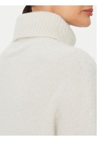 Kontatto Golf 3M0233 Beżowy Regular Fit. Typ kołnierza: golf. Kolor: beżowy. Materiał: syntetyk, wełna #2