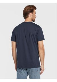Jack Wolfskin T-Shirt Essential 1808382 Granatowy Regular Fit. Kolor: niebieski. Materiał: bawełna #5
