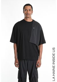 La Haine Inside Us T-Shirt | 3Z M1214 | Mężczyzna | Czarny. Kolor: czarny. Materiał: bawełna. Wzór: aplikacja #2