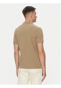 AMI PARIS Polo HPL060.760 Khaki Regular Fit. Typ kołnierza: polo. Kolor: brązowy. Materiał: bawełna #4