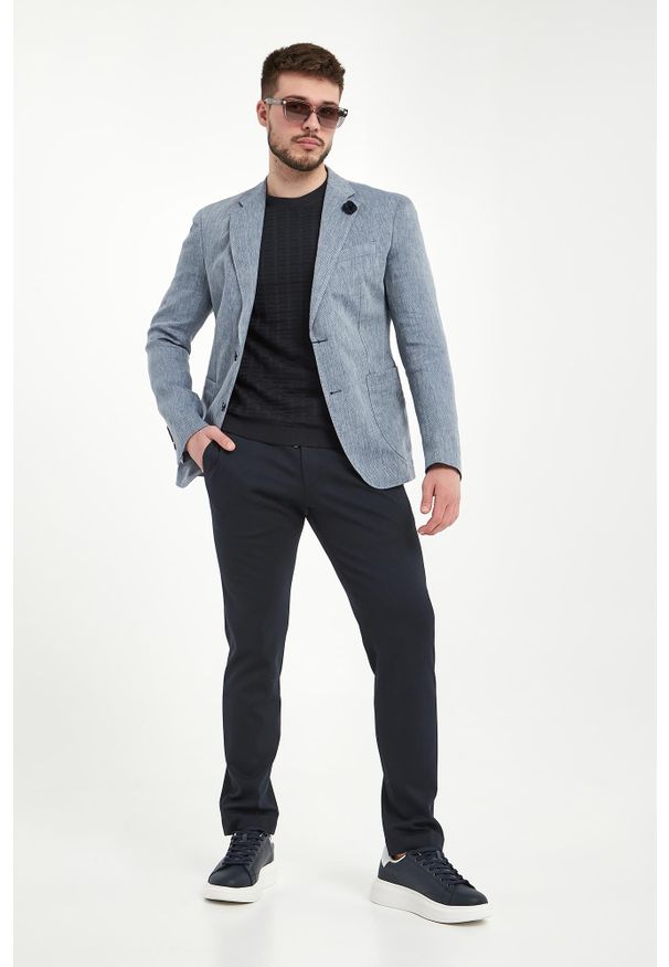 Marynarka męska lniana Hoverest JOOP!. Materiał: len